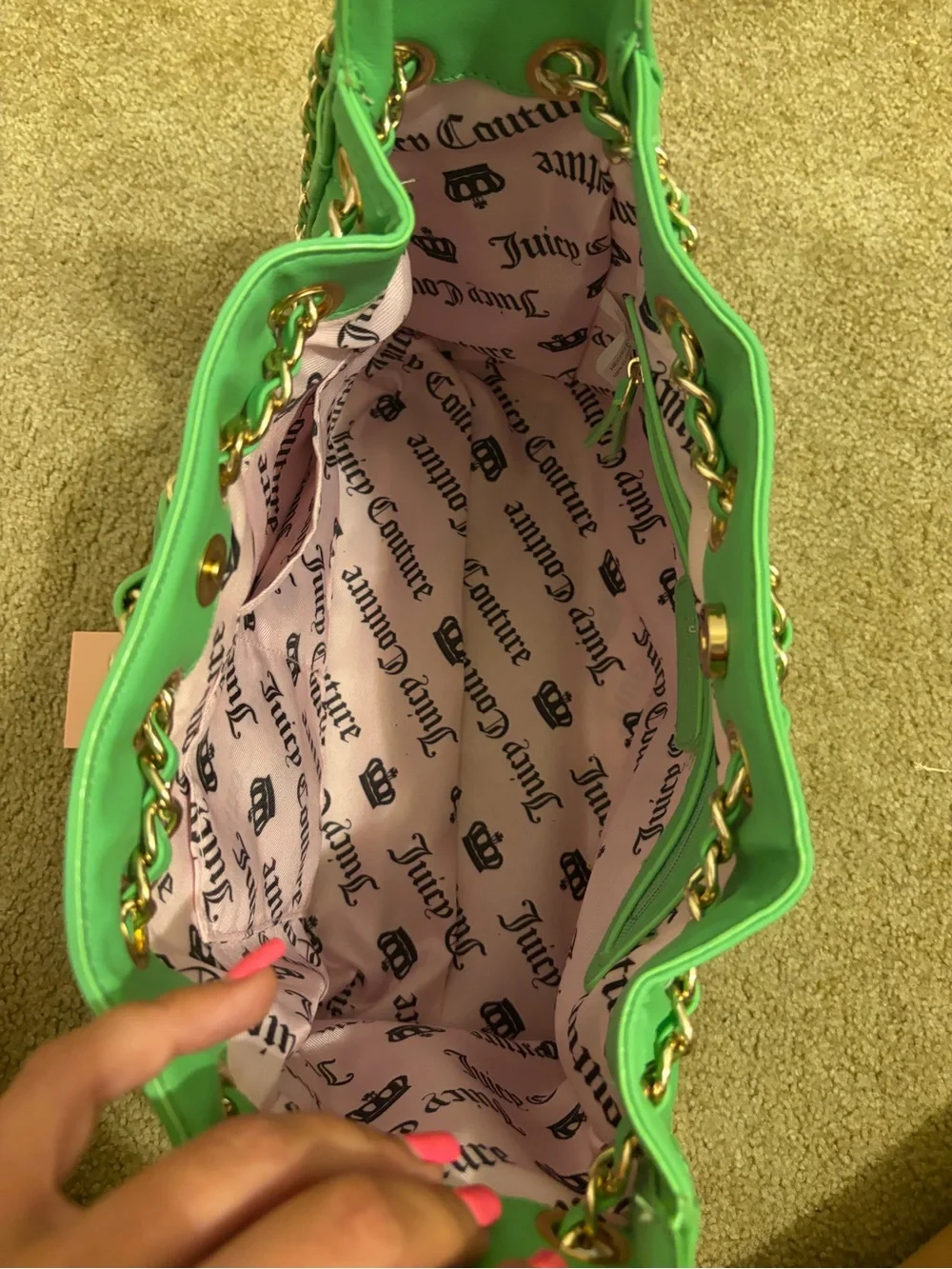 Juicy Couture bright green